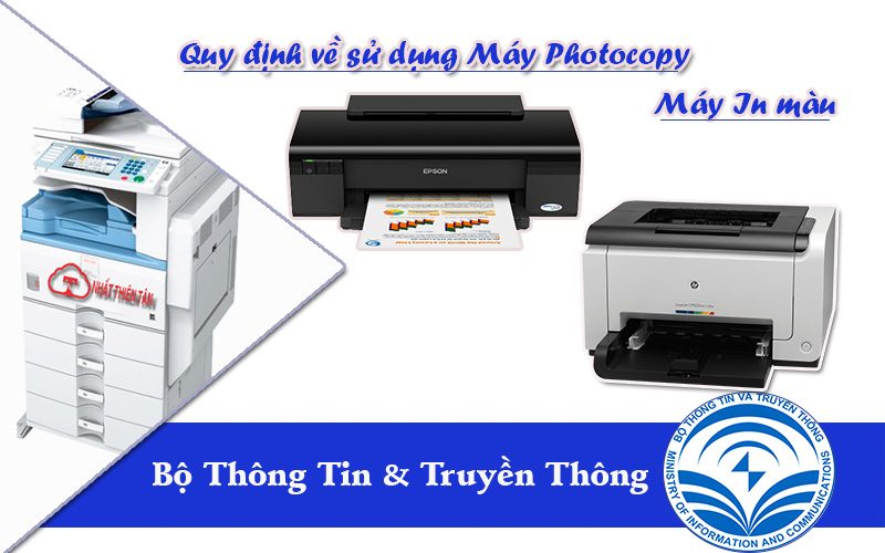 Quy định pháp luật về sử dụng máy Photocopy màu