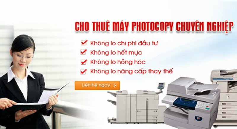 Dịch vụ cho thuê máy photocopy chính hãng tại Hội An