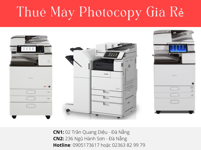 Địa chỉ cho thuê máy photocopy giá rẻ tại Đà Nẵng