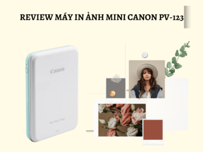 review máy in ảnh mini canon pv-123