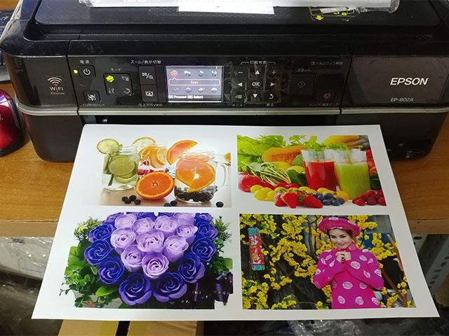 Kiểm tra chế độ khi in màu trên máy photocopy