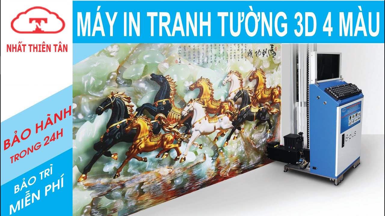 Nhất Thiên Tân - Địa chỉ cung cấp máy in tranh tường 3d chính ahxng, giá tốt