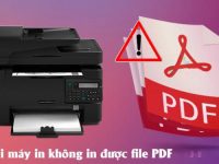 máy in không in được file PDF
