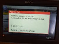 Cách Khắc Phục Lỗi SC 552 Trên Máy Photocopy Ricoh Tại Nhà