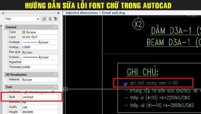 Cách Sửa Lỗi Font Chữ Trong CAD Nhanh Chóng và Hiệu Quả